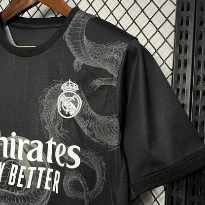 Maillot Real Madrid foot 2024 2025 Noir