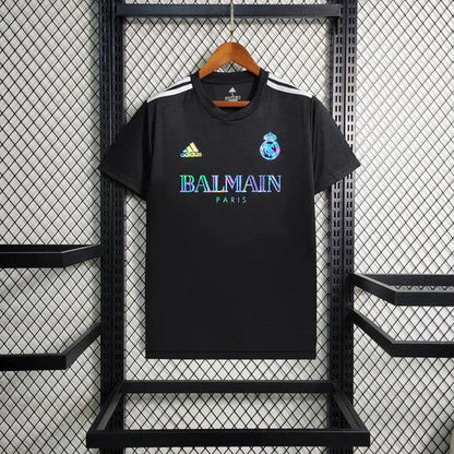 Maillot Real Madrid foot Balmain Noir 2023 2024