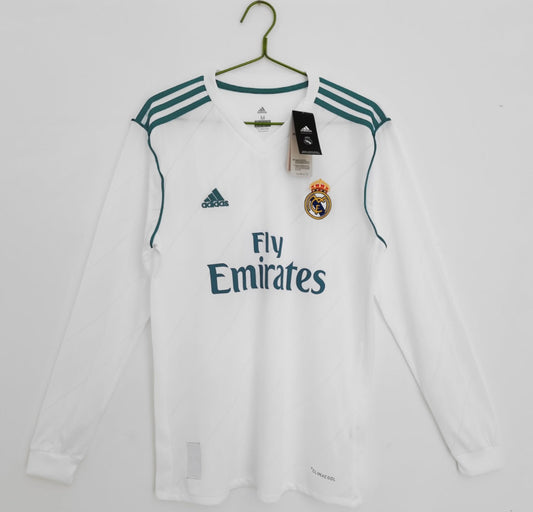 Real Madrid 2017/18 Domicile à manches longues