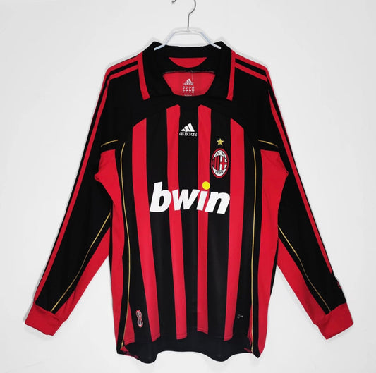 AC Milan 2006/07 Domicile à manches longues