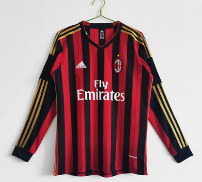 AC Milan 2013/14 Domicile à manches longues