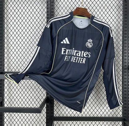 Real Madrid 2025/26 Extérieur à manches longues