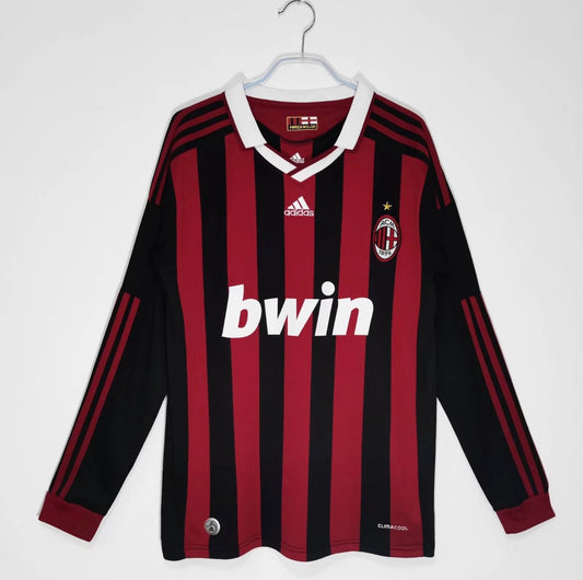 AC Milan 2009/10 Domicile à manches longues