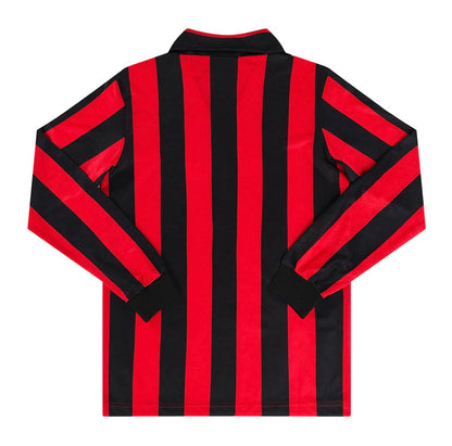 AC Milan 1989/90 Domicile à manches longues