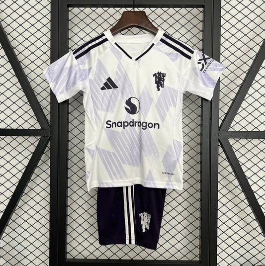 Kits Enfants Manchester United 2025/26 Extérieur